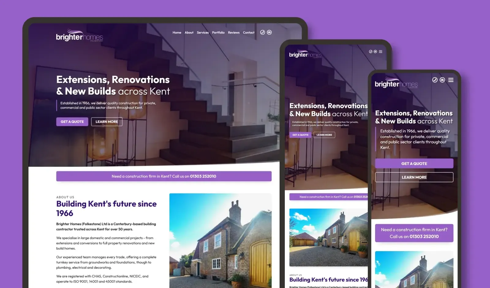 Brighter Homes Ltd website