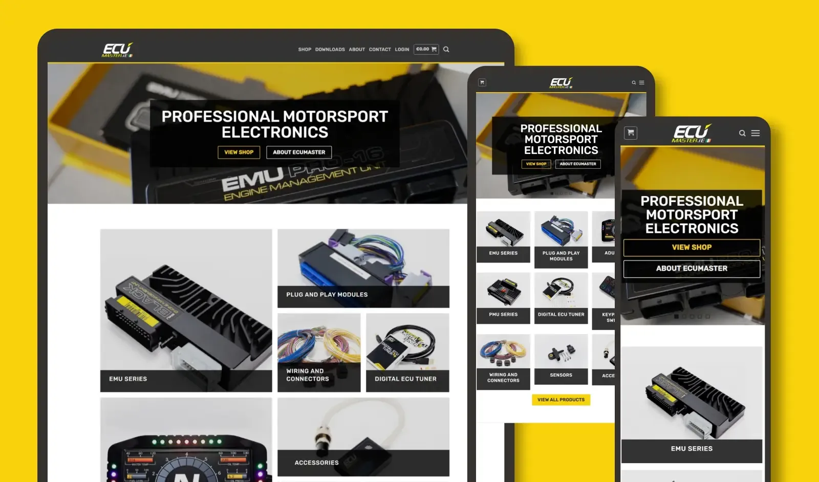 ECUMaster Ireland website