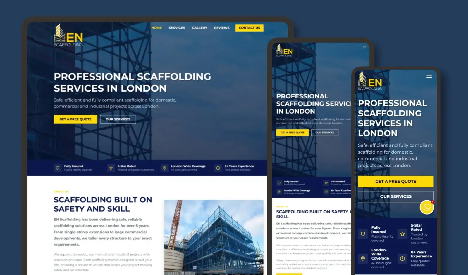 EN Scaffolding website