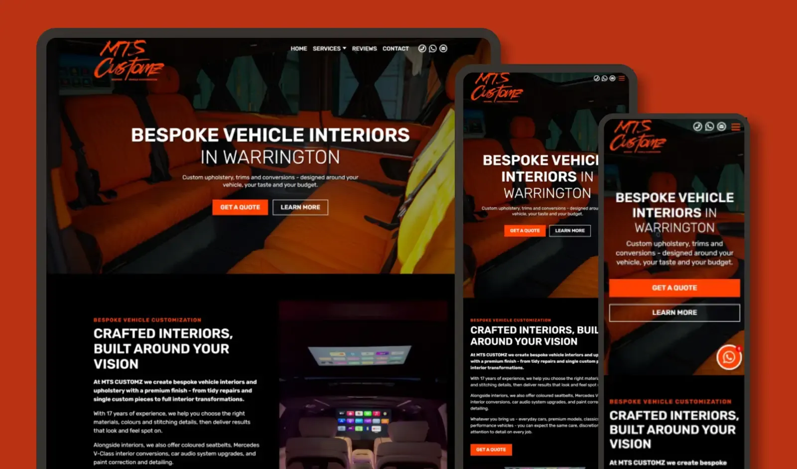 MTS Customz website